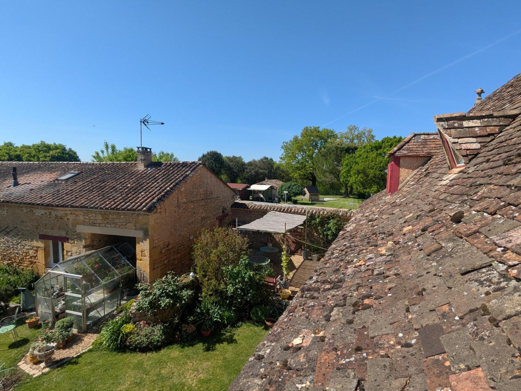La Borie Du Chevrier Hotell Sainte-Croix-de-Beaumont Eksteriør bilde